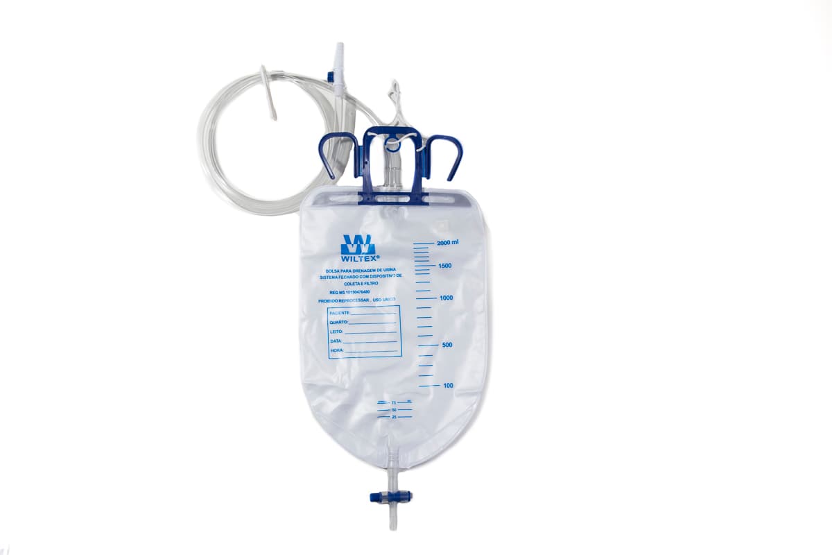 Bolsa Urina Sistema Fechado c/ Filtro Wiltex