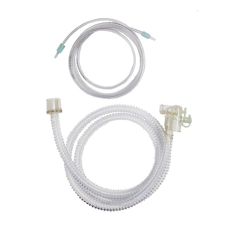 Circuito Respiratório Infantil de Ramo Duplo com Conector Jackson em PVC da Vetcare - Unidade