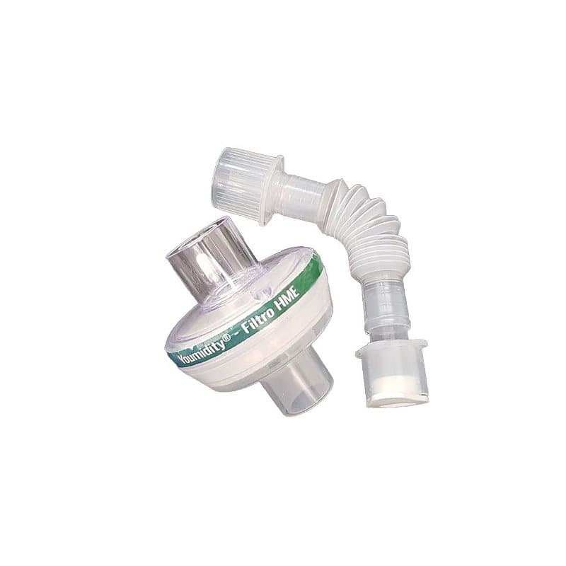 Filtro HMEF Bacteriano Viral Youmidity, Estéril com Traqueinha, ADULTO da Scavmedical - Unidade
