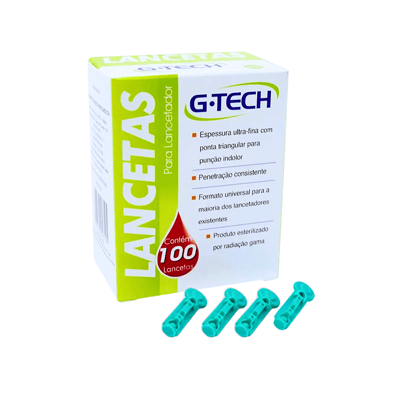 Lanceta 28g C/100 - G-tech