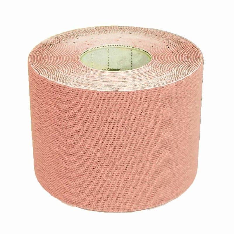 Fita Kinésio Muscle Fix 5x500cm Rolo Bege HC041 - Multilaser Saúde