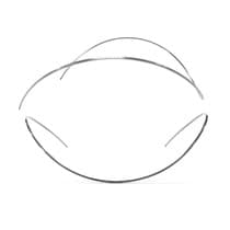 Arco NiTi Curva Reversa Retangular - Aditek