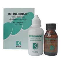 Resina Acrílica Refine Bright Kit Com Pó e Líquida - Kota