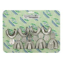 Moldeira Total Lisa Adulto em Inox - Tecnodent