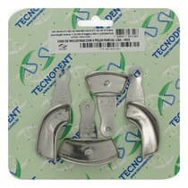 Moldeira Parcial Lisa Adulto Inox - Tecnodent