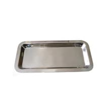 Bandeja para Esterilização Lisa Inox 22x9x1,5cm G289 - Golgran