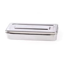 Estojo Inox Liso 18x8x3cm - Golgran