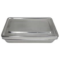 Estojo Inox Liso G101 20x10x5cm - Golgran
