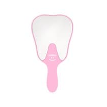 Espelho de Mão Formato de Dente Rosa - AF do Brasil