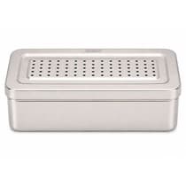 Estojo de Inox Perfurado 35x16x8cm - Golgran