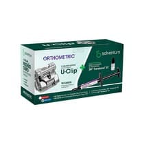 Kit Bráquete Metálico U-Clip 0.022 10 Casos + Tubos + Sequência Arcos + Adesivo e Primer 3M - Orthometric