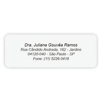 Etiqueta Remetente Lisa - Dental Speed