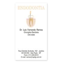 Cartão de Visita Dente com Lima Endodôntica - Dental Speed