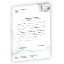 Atestado Linha Slim Preto e Branco Orto - Dental Speed