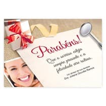 Cartão de Aniversário Recado - Dental Speed