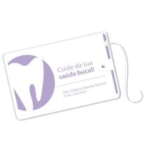 Cartão Fio Dental Dente Estilo Roxo - Dental Speed