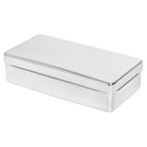 Estojo para Esterilização Inox Liso 20x10x5cm Econox - Fami