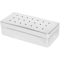 Estojo para Esterilização Inox 18x8x5cm Perfurado Econox - Fami