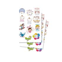 Kit Tatuagem Temática Odonto - Dentfun Kids