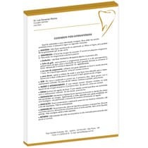 Orientações ao paciente Linha Slim Pós Operatório - Dental Speed