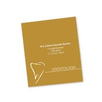Porta-Máscara Dourado - Dental Speed