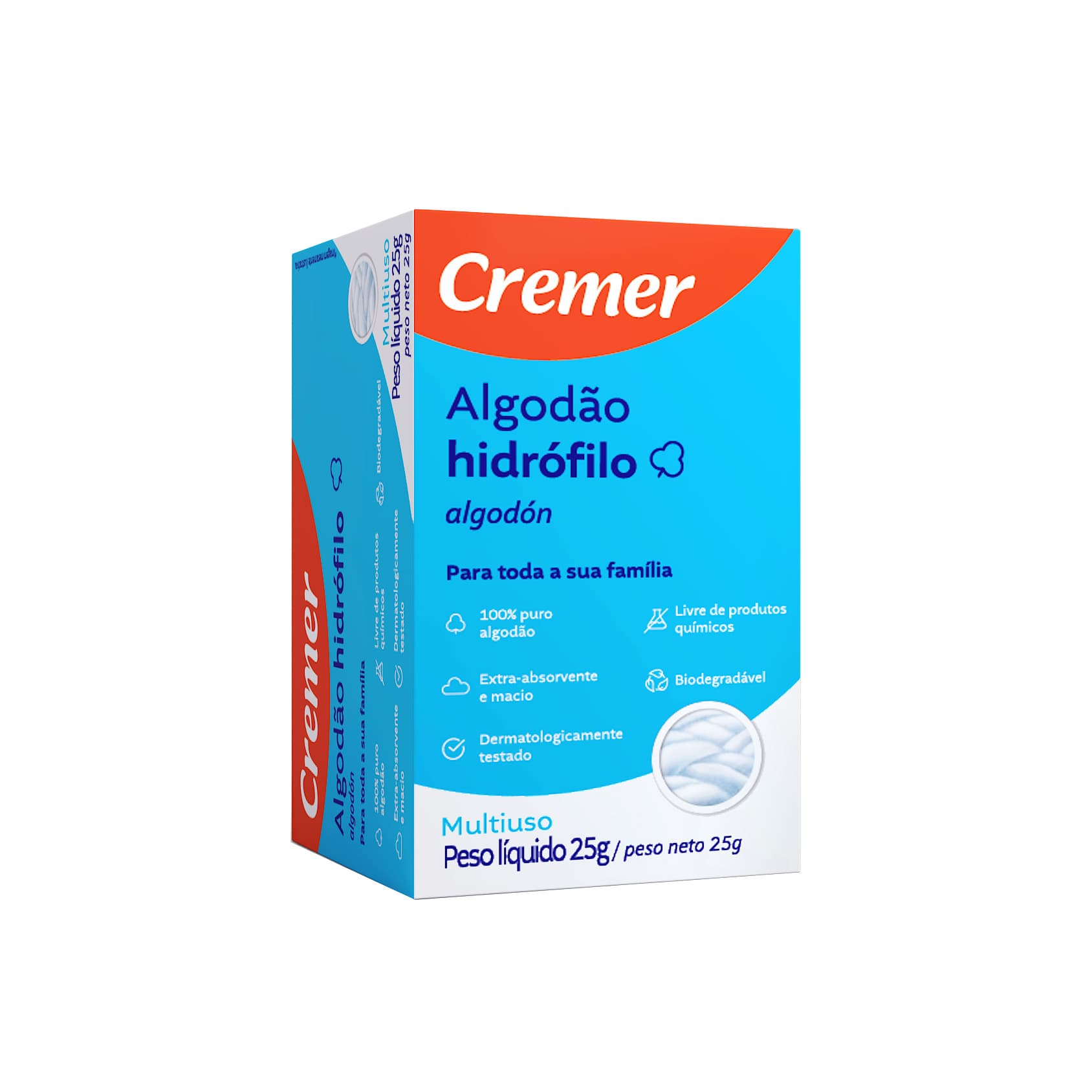 Algodão Hidrófilo Rolo