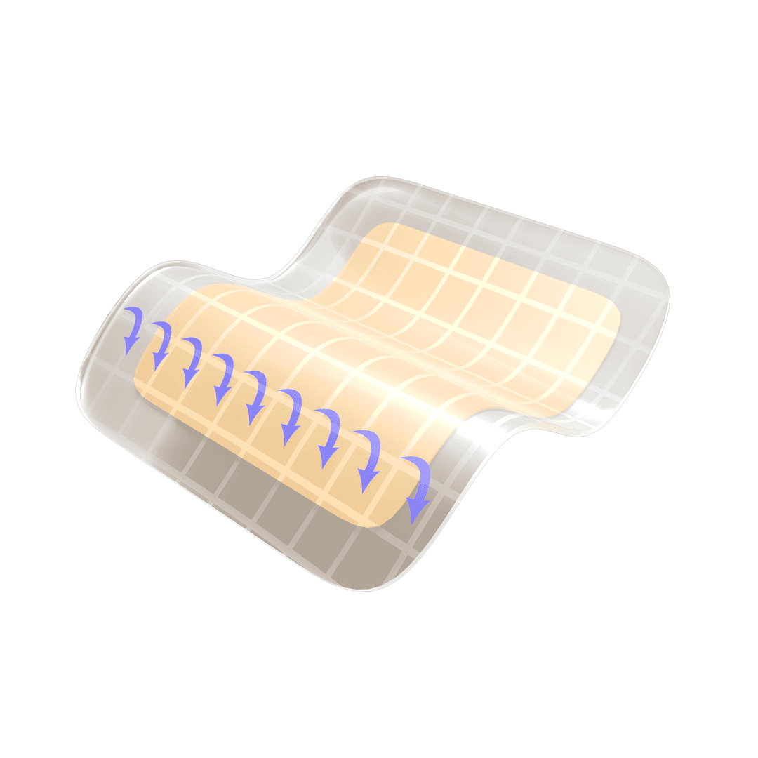 Wound Care H Curativo de Hidrocolóide Estéril