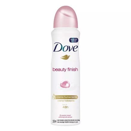 Desodorante Aerosol Antitranspirante Dove Beauty Finish 150ml - Portal do Médico