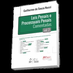 Livro - Leis Penais e Processuais Penais Comentadas - Vol. 2 - Nucci - Pré Venda - 11ª edição - Portal do Médico