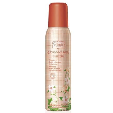 Desodorante Aerosol Giovanna Baby Flowers Romantic 150ml - Portal do Médico