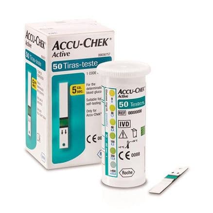 Tiras para Teste de Glicemia Accu-Chek Active c/ 50 - Portal do Médico