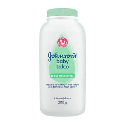 Baby Talco Johnson &amp; Johnson Toque Fresquinho 200g - Portal do Médico
