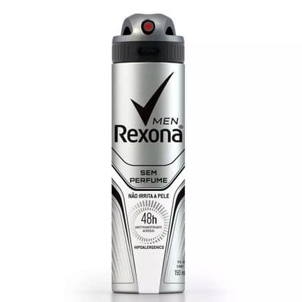 Desodorante Aerosol Rexona Men Sem perfume Masculino 150ml - Portal do Médico