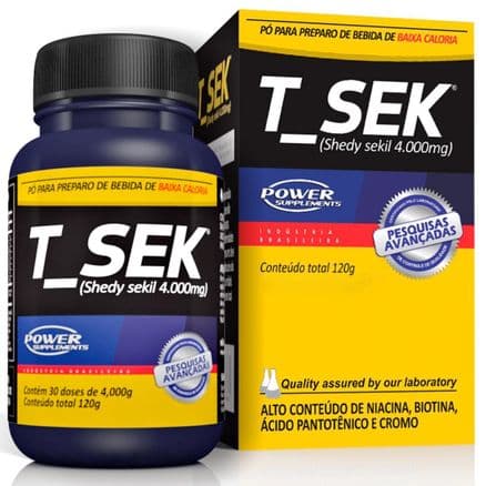 T-sek Power Supplements 120g - Portal do Médico