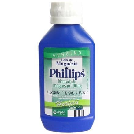 Leite de Magnésia Philips 1200mg Hortelã 350ml - Portal do Médico