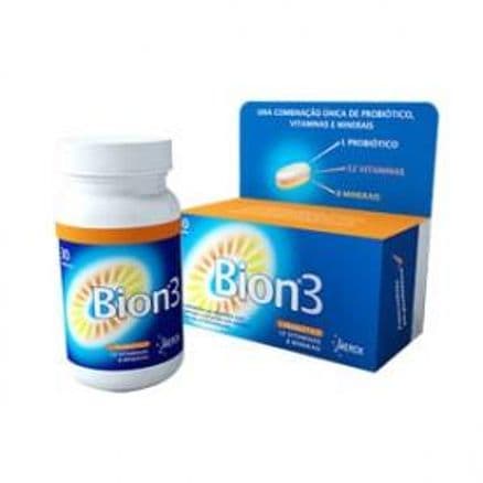 Bion 3 Suplemento Probiótico com Vitaminas e Minerais 30 comprimidos - Portal do Médico