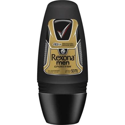 Desodorante Roll-On Rexona Masculino Sport Fan 50ml - Portal do Médico