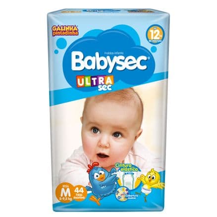 Fralda Babysec Galinha Pintadinha Ultra Mega M 44 Unidades - Portal do Médico