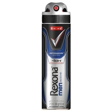Desodorante Aerosol Rexona Masculino Active 150ml - Portal do Médico
