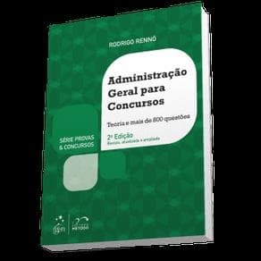 Livro - Série Provas &amp; Concursos - Administração Geral para Concursos - Rennó - 3ª edição - Portal do Médico
