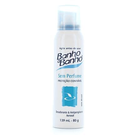 Desodorante Banho a Banho Sem Perfume Aerosol 139ml - Portal do Médico