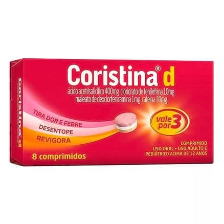 Coristina D 8 comprimidos - Portal do Médico