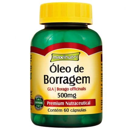 Óleo de Borragem 500mg 60 cápsulas - Portal do Médico