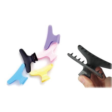 Prendedor de Cabelo Tipo Piranha Caprichosa 6 Unidades Cores Sortidas - Portal do Médico