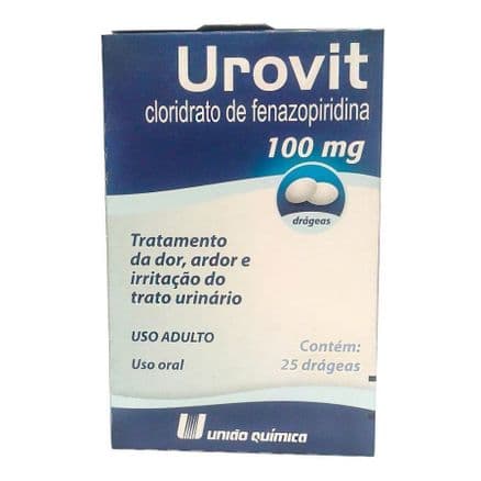 Urovit 100mg 25 comprimidos - Portal do Médico