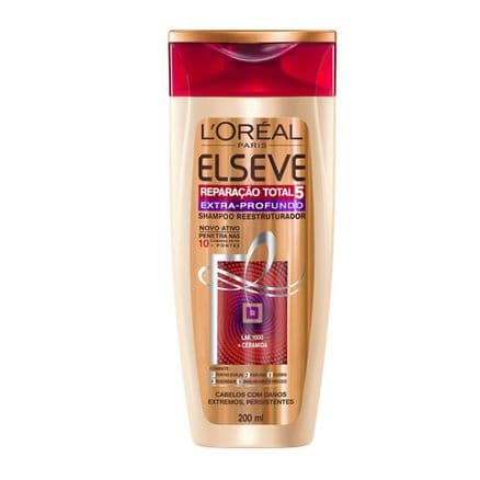 Shampoo Uso Diário Elséve Reparação Total5 Extra Profundo 200ml - Portal do Médico