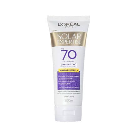Protetor Solar Loreal Expertise Fps 70 Supreme Protect 4 200ml - Portal do Médico