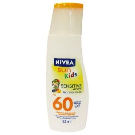 Protetor Solar Loção Nivea 125 mL Sensitive e Pure - Portal do Médico