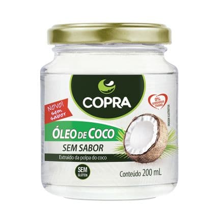 Oleo de Coco Copra Sem Sabor 200ml - Portal do Médico