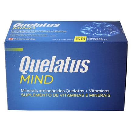 Quelatus Mind Suplemento Vitamínico e Mineral 60 cápsulas gelatinosas - Portal do Médico